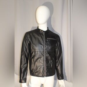 Men's S / Size 36 Vintage Harley-Davidson Cafe Racer Style Leather Jacket
